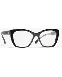 CHANEL - Cat-Eye Eyeglasses - Lyst