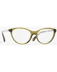CHANEL - Cat-Eye Eyeglasses - Lyst