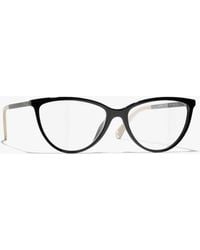 CHANEL - Cat Eye Eyeglasses - Lyst