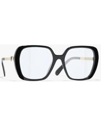CHANEL - Square Light Glasses - Lyst