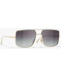 CHANEL - Pilot Sunglasses - Lyst
