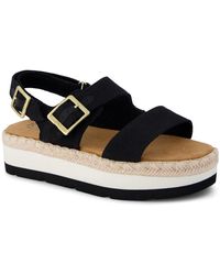TOMS - Giana Flatform Sandals - Lyst
