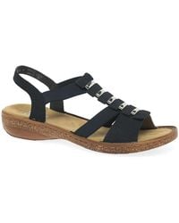 Rieker - Trim Sling Back Sandals - Lyst