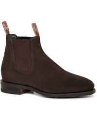 R.M.Williams - Suede Comfort Craftsman Chelsea Boots - Lyst