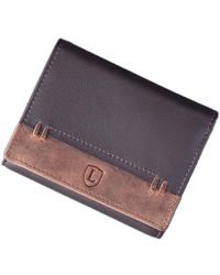 Lakeland Leather - Stitch Leather Tri-fold Wallet - Lyst