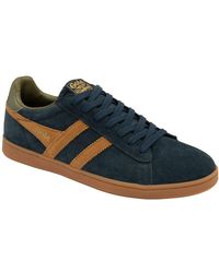 Gola - Equipe Ii Suede Trainers Size: 7 - Lyst