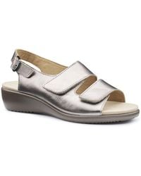 Hotter - Easy Ii Wide Fit Wedge Sandals - Lyst