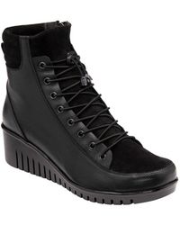 Lotus - Delphine Wedge Ankle Boots - Lyst