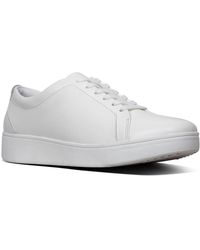 Fitflop - Rally Leather Sneakers With Flexible - Lyst