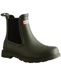 HUNTER - Commando Chelsea Wellingtons - Lyst