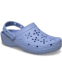 Crocs™ - Classic Floral Cut Out Clogs - Lyst