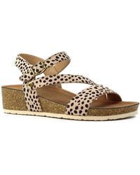 Lunar (GRS) - Muster Wedge Sandals - Lyst