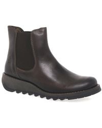 Fly London - Salv Womens Casual Ankle Boots Women's Mid Boots In Brown - Lyst