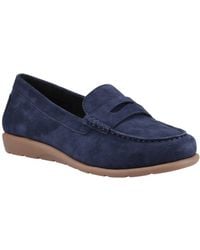 Hush Puppies - Shelby Suede Loafers - Lyst