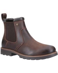 Cotswold - Chunky Leather Chelsea Boots - Lyst
