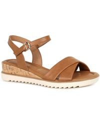 Tamaris - Carnation Low Wedge Sandals - Lyst