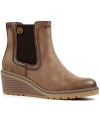 Lunar - Connie Wedge Ankle Boots - Lyst