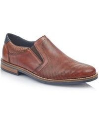 Rieker Moore Formal Slip On Shoes - Natural