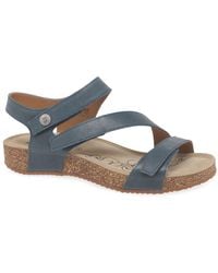 Josef Seibel - Tonga 25 Womens Leather Sandals Women's Sandals In Blue - Lyst