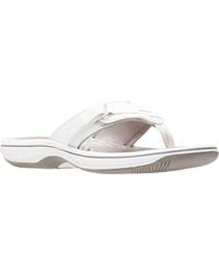 clarks flip flops uk