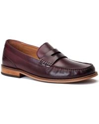 Base London - Garfield Penny Loafer - Lyst