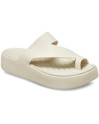 Crocs™ - Getaway Platform Toe Loop Sandals - Lyst