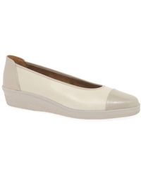 Gabor - Petunia Accent Low Heeled Pumps - Lyst
