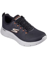 Skechers - Go Walk Flex Vespid Trainers Colour: Charcoal - Lyst