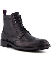 Dune - Colonels's Brogue Ankle Boots - Lyst