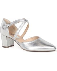 Gabor - Gisele Open Court Shoes Shine Met - Lyst