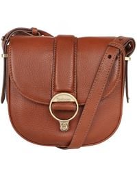 Barbour - Elm Leather Crossbody Handbag - Lyst