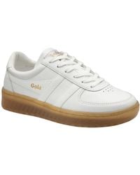 Gola - Grandslam Leather Casual Trainers - Lyst