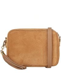 Elie Beaumont - Crossbody Suede Messenger Bag - Lyst