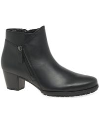Gabor - Olivetti Zip Fastening Ankle Boots - Lyst