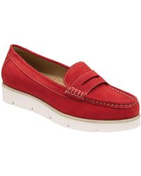 Lotus Asher Loafers - Red