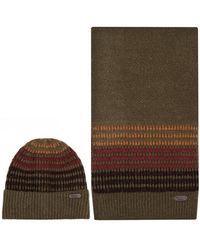 Barbour - Branton Beanie &Amp; Scarf Set - Lyst