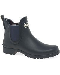 Barbour - Wilton Wellington Ankle Boots - Lyst