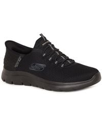 Skechers - Summits High Range Hands Free Slip-Ins (Charcoal) Shoes - Lyst