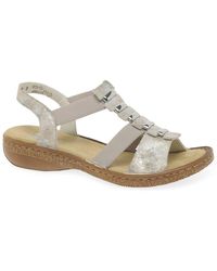 Rieker - Trim Sling Back Sandals - Lyst