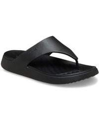 Crocs™ - Getaway Triangle Flip Sandals - Lyst