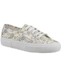 Superga - 2750 Floral Print Trainers Size: 3 / 35.5 - Lyst