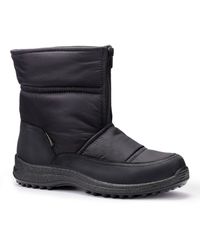 Hotter - Traction Extra Wide Fit Waterproof Boots - Lyst
