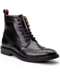 Base London - Bristol Brogue Boots - Lyst