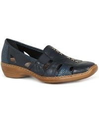 Rieker - Denise Slip On Vamp Shoes - Lyst