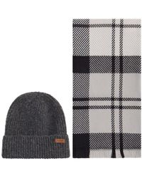 Barbour - Pendle Beanie &Amp; Blair Scarf Set - Lyst
