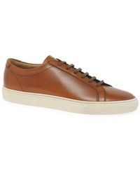 loake leather trainers