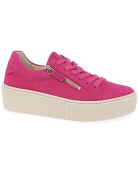 Gabor - Dolly Trainers Suede - Lyst