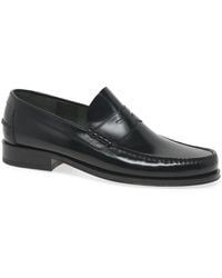 Loake - Princeton Leather Moccasin Shoes - Lyst