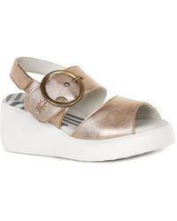 Fly London - Digo Wedge Heel Sandals - Lyst