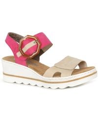 Rieker - Jena Wedge Heel Sandals - Lyst